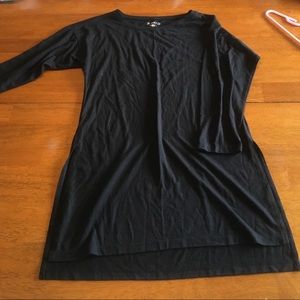 Black tunic top